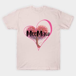 Heart for MeeMaw Design T-Shirt